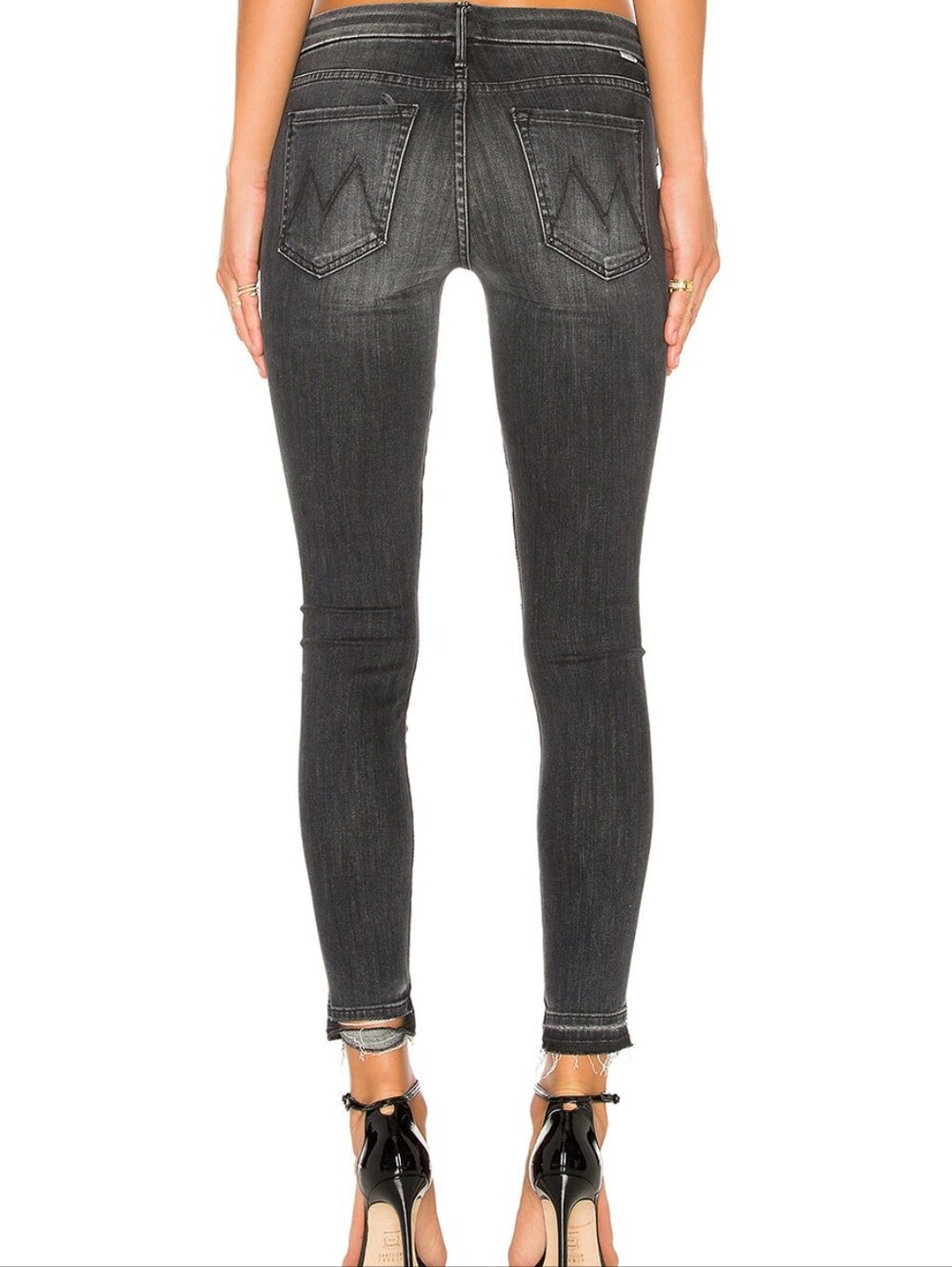 MINT CONDITION!! MOTHER Denim High Waisted Looker Jeans- Stealing Shadows SZ 27